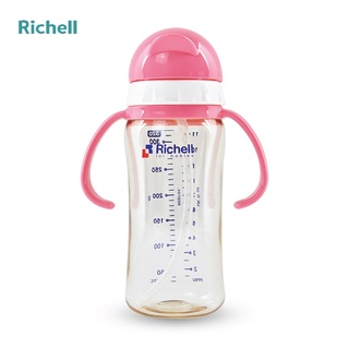 Bình ống hút PPSU Richell chống sặc chống rò rỉ siêu bền 320ml