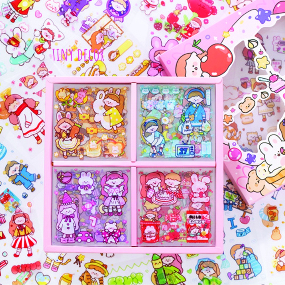 Hình dán, Sticker Trang Trí, Tặng khách khi mua hàng tại Tiny Decor