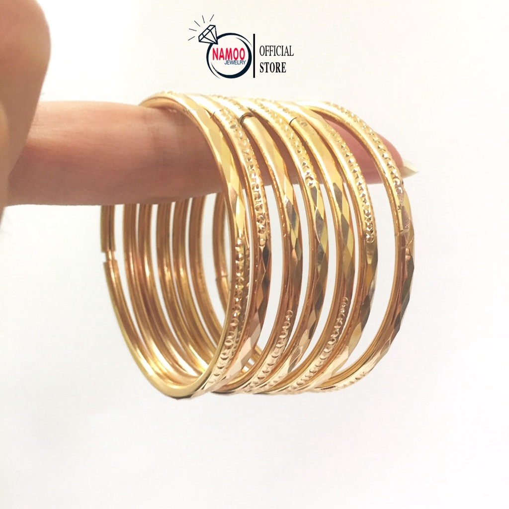 Bộ Vòng Tay Ximen Nữ L121 7 Chiếc Màu Tây Namoo Jewelry