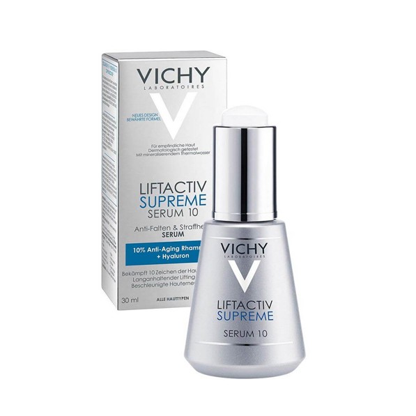 Dưỡng chất dưỡng da, ngăn ngừa 10 dấu hiệu lão hóa& săn chắc da Vichy Liftactiv Supreme Serum 30ml