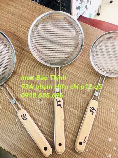 Giá vợt thực phẩm inox (nhiều size)