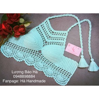 Bikini Crochet Len Móc 2018