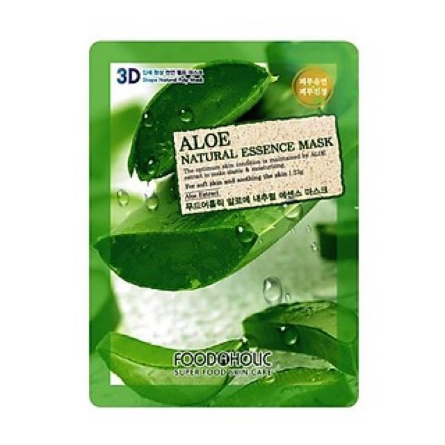 ✔️(CHÍNH HÃNG) CONBO 10 Mặt Nạ Dưỡng Da Lô Hội 3D ALOE NATURAL ESSENCE MASK