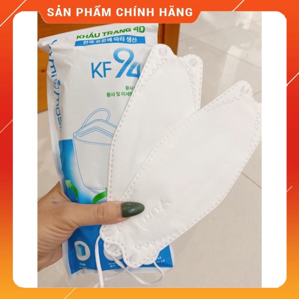 KHẨU TRANG KF 94 4d Hàn Quốc ( Túi 10 cái )