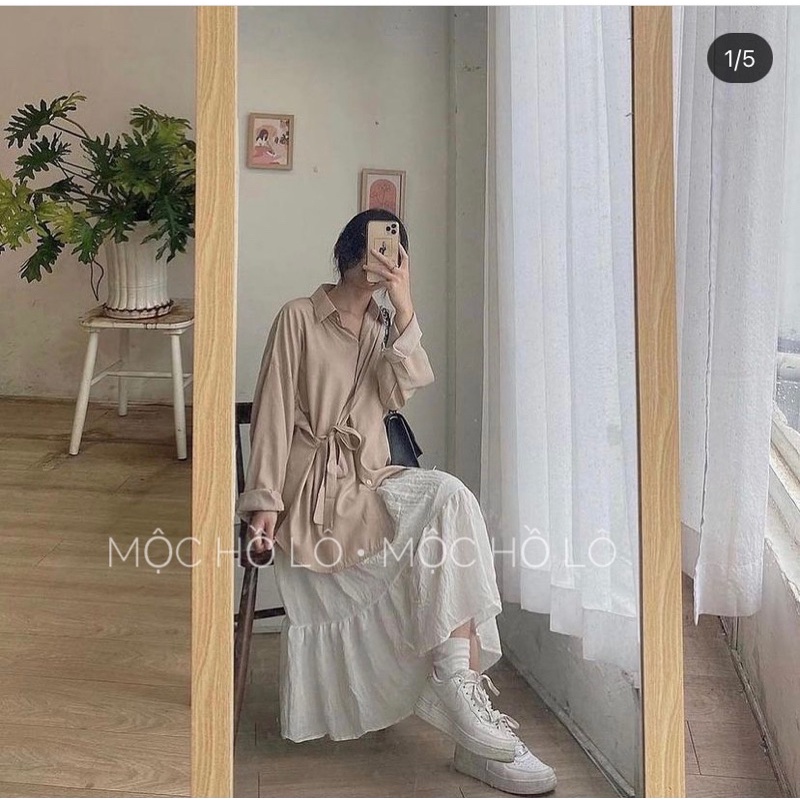 Sơ mi buộc eo best seller ( ảnh thực tế ) | BigBuy360 - bigbuy360.vn