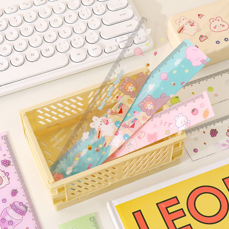 Thước kẻ học sinh, thước kẻ hình hoa tulip hot hit cực xinh