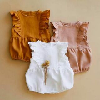 Body kèm mũ chất đũi lụa cho bé