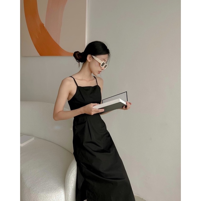 Hình chụp thật - Đầm dây hở lưng