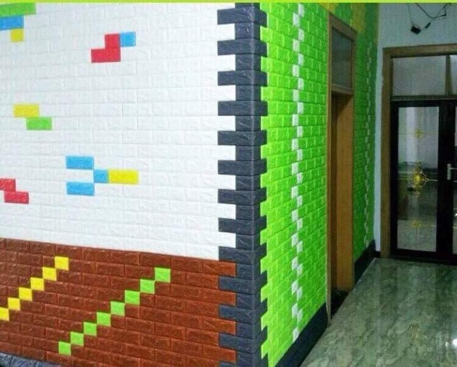 Xốp dán tường giả gạch dày 5mm 3D giả gạch kích thước 70-77cm ( kho Sài gòn) | BigBuy360 - bigbuy360.vn