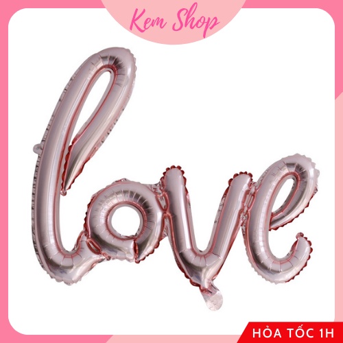Bóng chữ LOVE liền trang trí sinh nhật cầu hôn Kemshop - K207