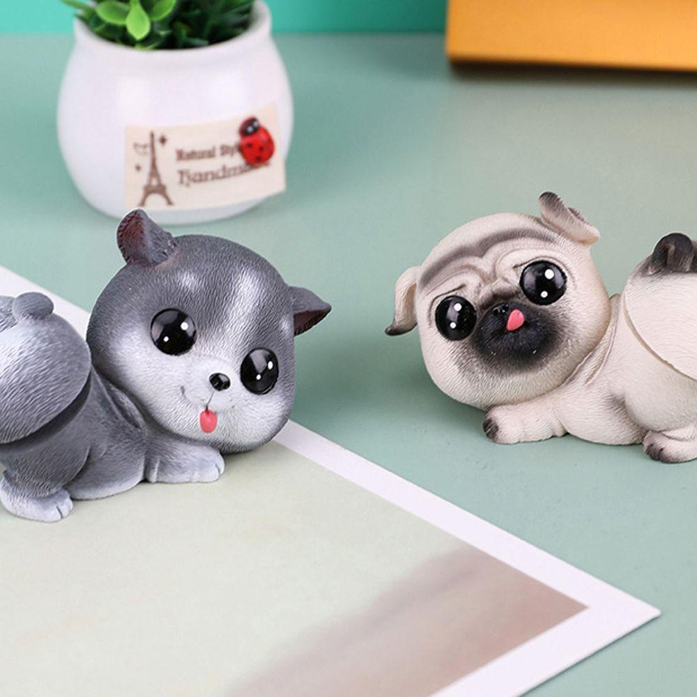 Mô Hình Chú Chó Hoạt Hình Lắc Lư Dễ Thương Trang Trí Nội Thất Xe Hơi