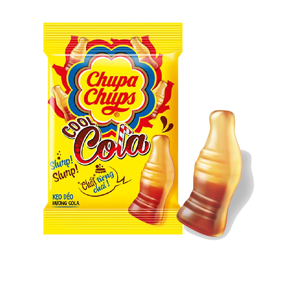 Kẹo Dẻo Chupa Chups Cola (Túi 16 gói 24g)