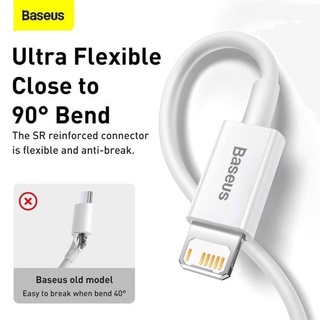 Cáp sạc lightning Baseus Sạc nhanh cho iPhone/ iPad (2.4A, 480Mbps, Fast charge, ABS/ TPE Cable)