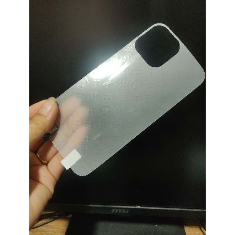 Miếng dán PPF vân chữ LV,CUCCI,VERSACE cho ip 13 pro max/13 /8+/xs/xs max/xr/11 promax/12/12pro/12promax full lưng13