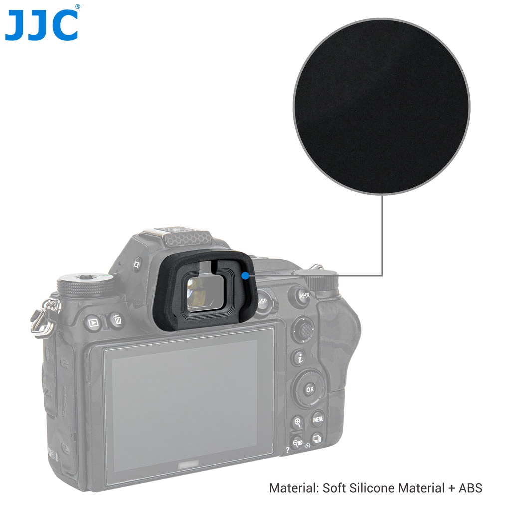 JJC EN-DK29 Kính Ngắm Eyecup Thay Thế DK-29 Thị Kính Mắt Cao Su Cho Máy Ảnh Nikon Z5 Z6II Z7II Z7 Z6 Z7 II Z6 II