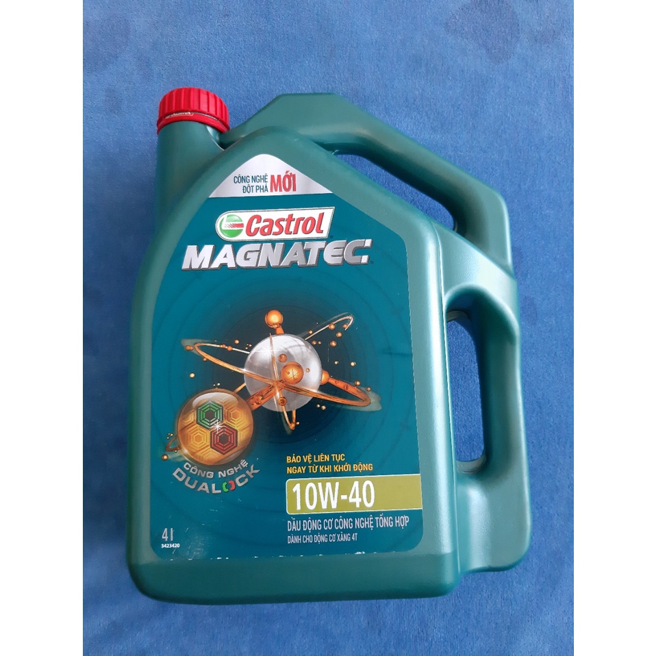 Dầu nhớt Castrol Magnatec 10W40 4L chính hãng, dầu nhớt cao cấp cho xe ô tô