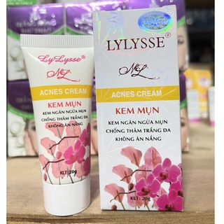 Kem mụn - trắng da - xoá thâm - mờ sẹo lylysse 20g