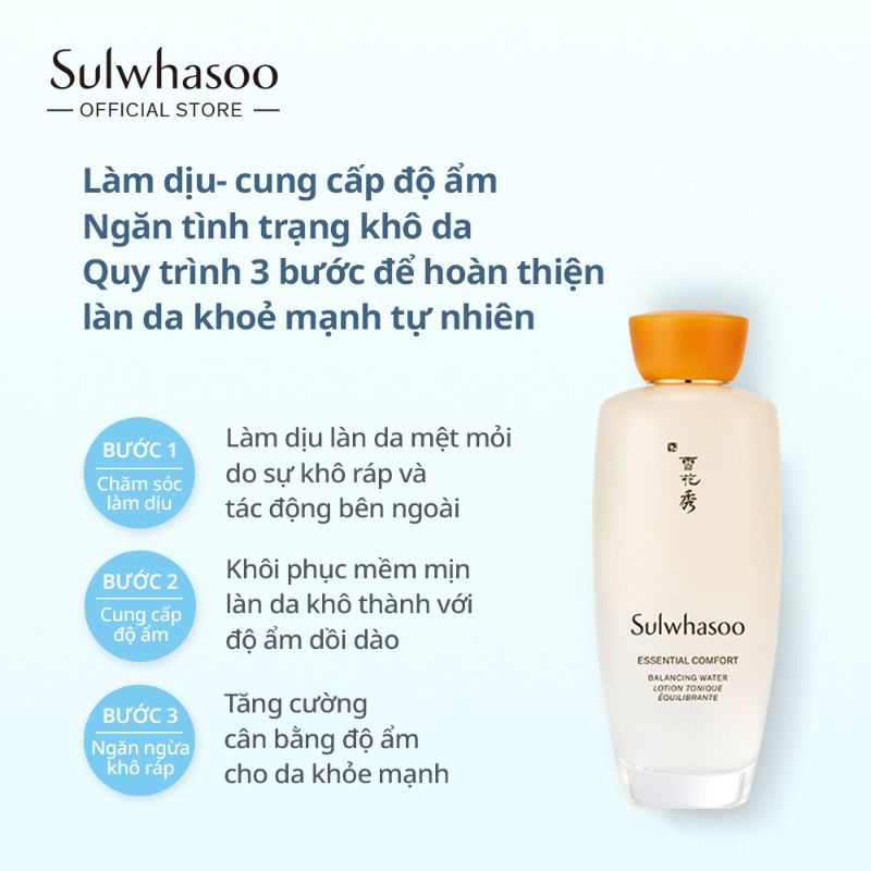 [ MỚI ] Nước hoa hồng dưỡng da dành da nhại cảm Sulwhasoo 5ml