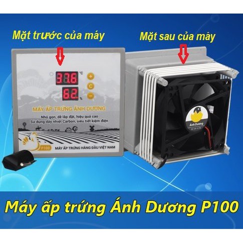 Máy ấp trứng Ánh Dương mini - P100 ấp 100 trứng - Tặng Thuốc úm gà