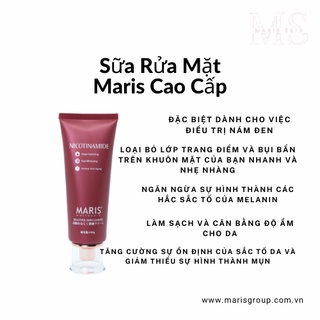 Sữa rửa mặt trắng da nám sâu tàn nhang maris cao cấp Nhật Bản 2021