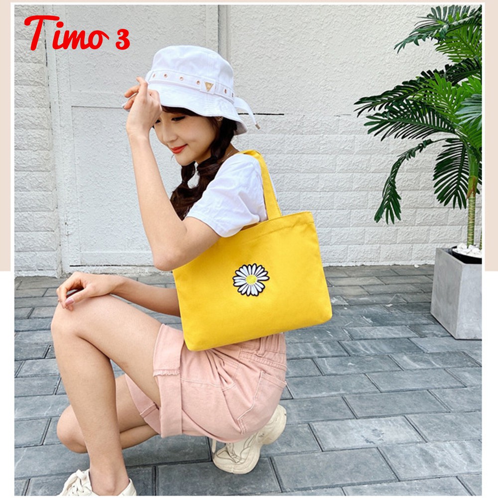 Túi tote vải canvas đeo vai thời trang cho nữ cực hót,đi học,đi làm TUITOTE1