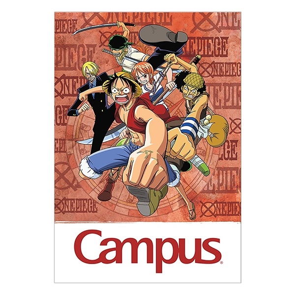 Vở One Piece - Kẻ Ngang Có Chấm 80 Trang ĐL 70g/m2 - Campus NB-BOPE80