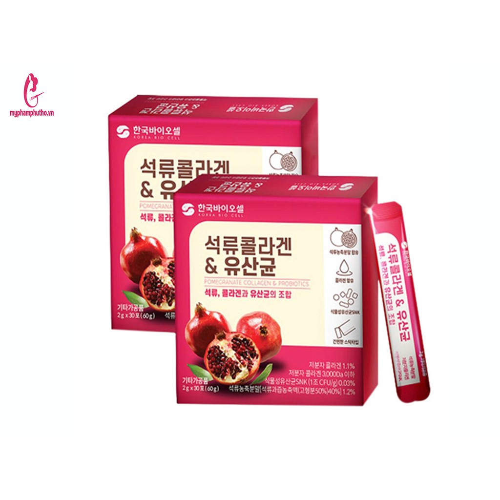 Bột Collagen Lựu Đỏ Hàn Quốc