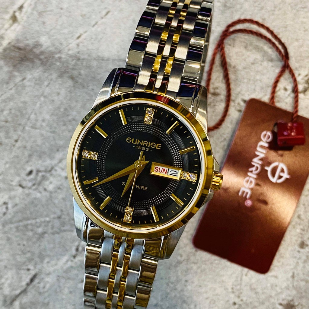 Đồng hồ Sunrise nữ chính hãng Nhật Bản L2198SA.SG.D - kính saphire chống trầy - bảo