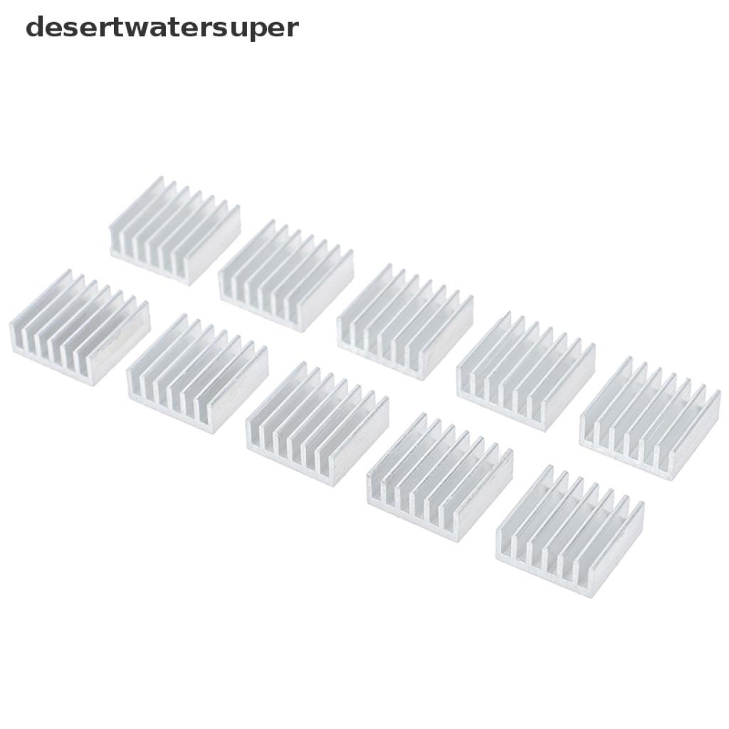 Bộ 10 miếng nhôm tản nhiệt kích thước 14 x 14 x 6mm