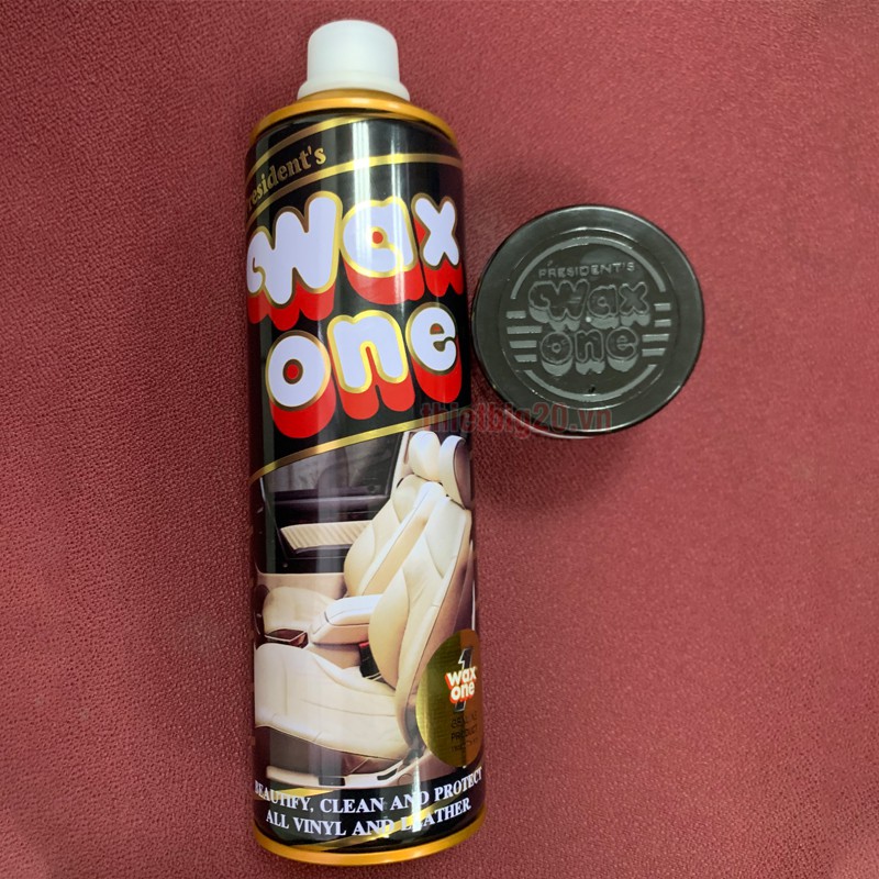 Chai xịt bóng đa năng đồ da, đồ gỗ, nội thất ô tô Wax One Thái Lan - 450ml