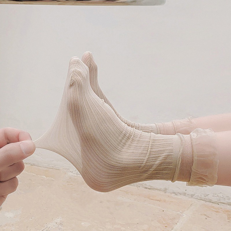 Bộ Năm Đôi Vớ Ren Nhiều Màu Sắc Dành Cho Bé Gái