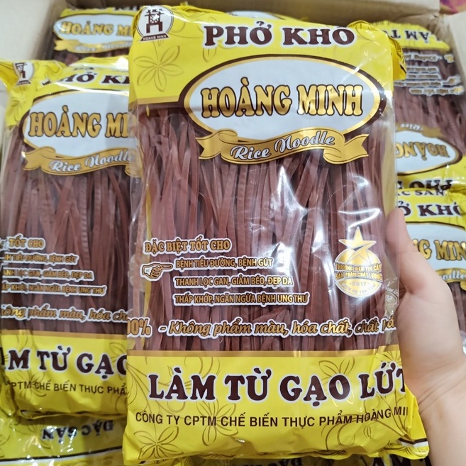 Phở Gạo Lứt Đỏ Thực Dưỡng - Hổ Trợ Ăn Kiêng Giảm Cân  500g ANKANFOOD