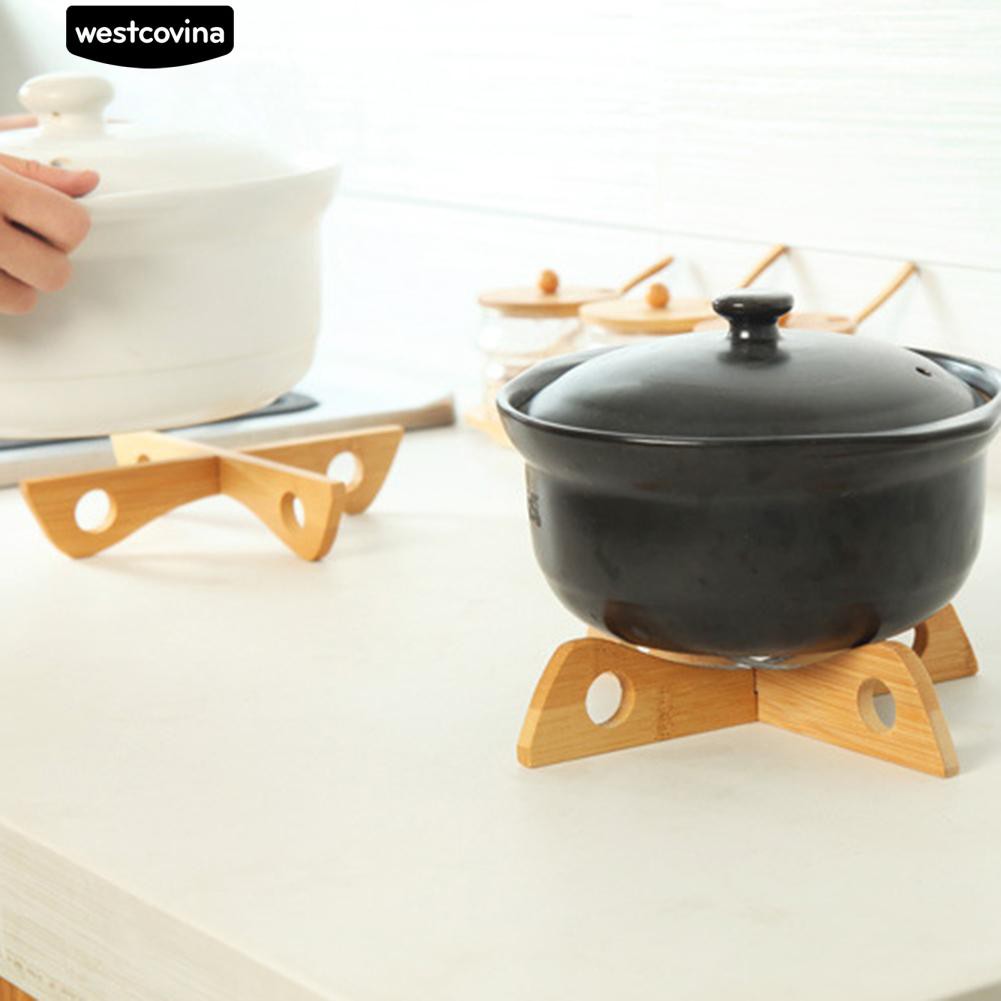 Đế Gỗ Lót Nồi Cách Nhiệt Tiện Dụng