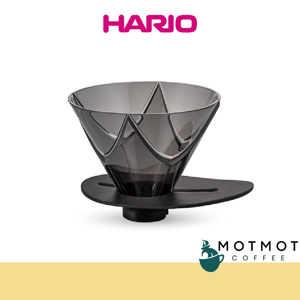 Máy nhỏ giọt HARIO Mugen | Máy nhỏ giọt nhựa chiết xuất 1 lần MUGEN Màu đen trong suốt