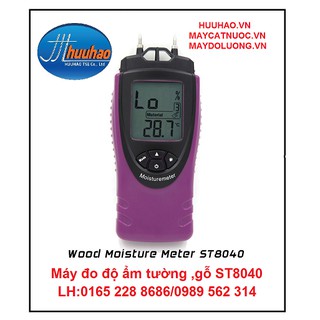 Máy đo độ ẩm tường, gỗ ST8040