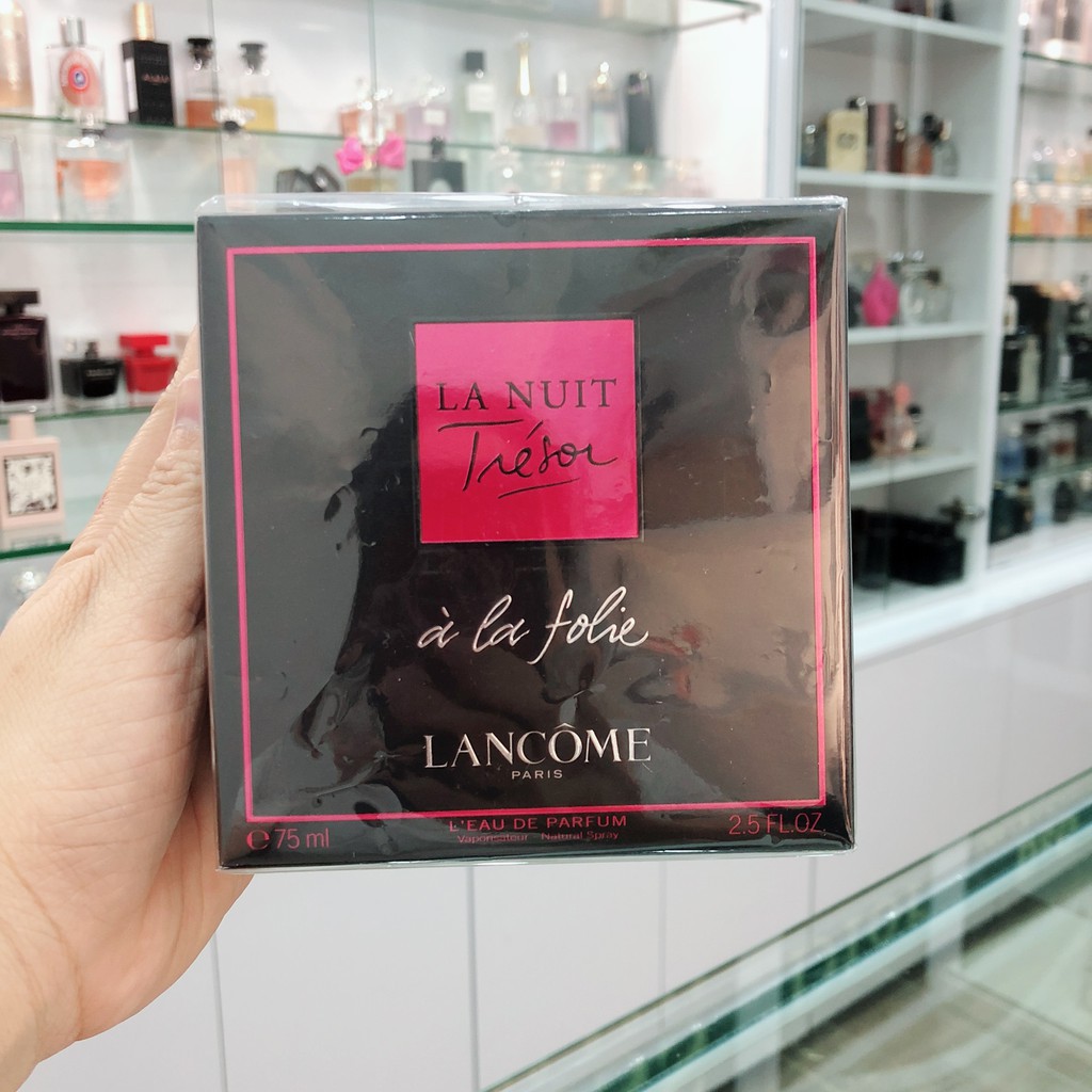 Nước hoa nữ Lancome La Nuit Trésor à la Folie L’ EDP Fullbox 100ml chính hãng