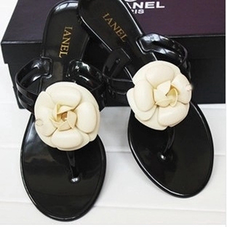 Dép nhựa đính hoa dễ thương xinh xắn dành cho nữ