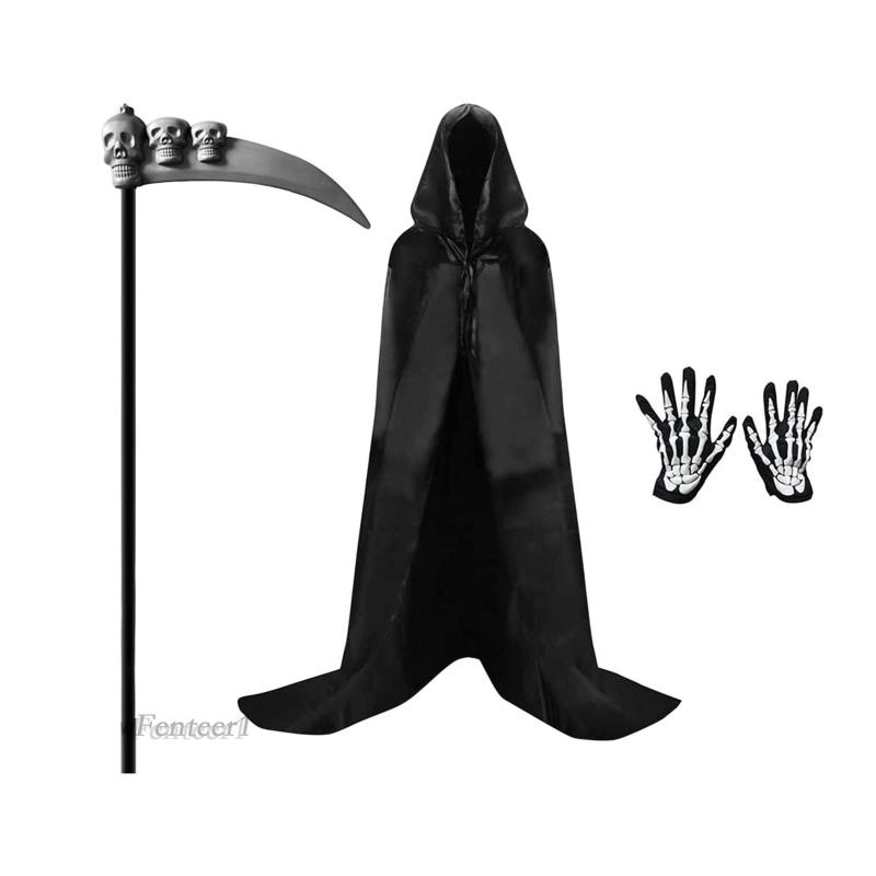 Bộ Thần Chết Dùng Hóa Trang Halloween Độc Đáo Fenteer1