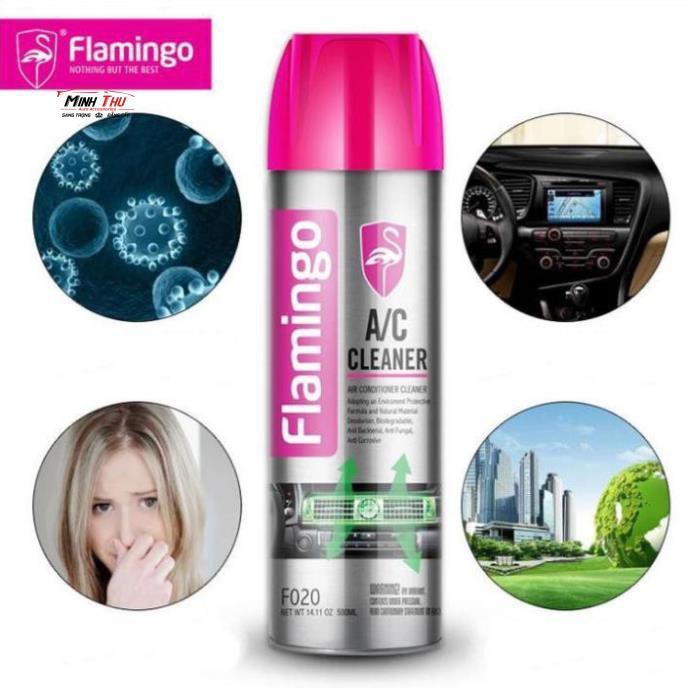 Bình Xịt Vệ Sinh Điều Hòa Flamingo F020 500ml