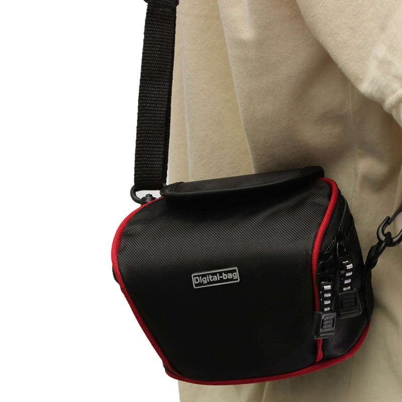 Túi đựng máy ảnh kèm dây đeo tiện lợi cho Canon Nikon Sony zjv