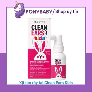 Xịt tan ráy tai Clean Ears Kids Úc cho bé từ 2 tháng tuổi lọ 30ml
