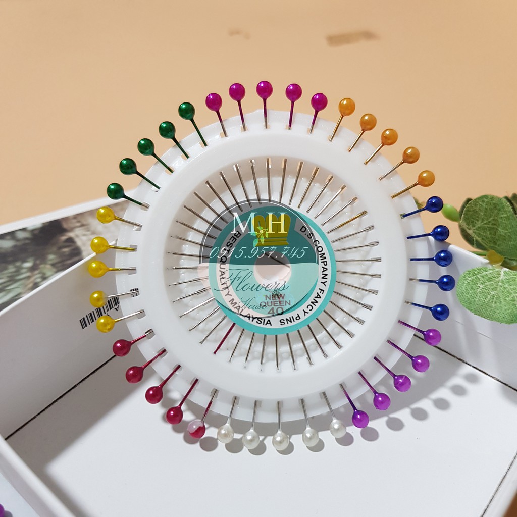 Ghim cố định vải may mặc, ghim nút, ghim mũ