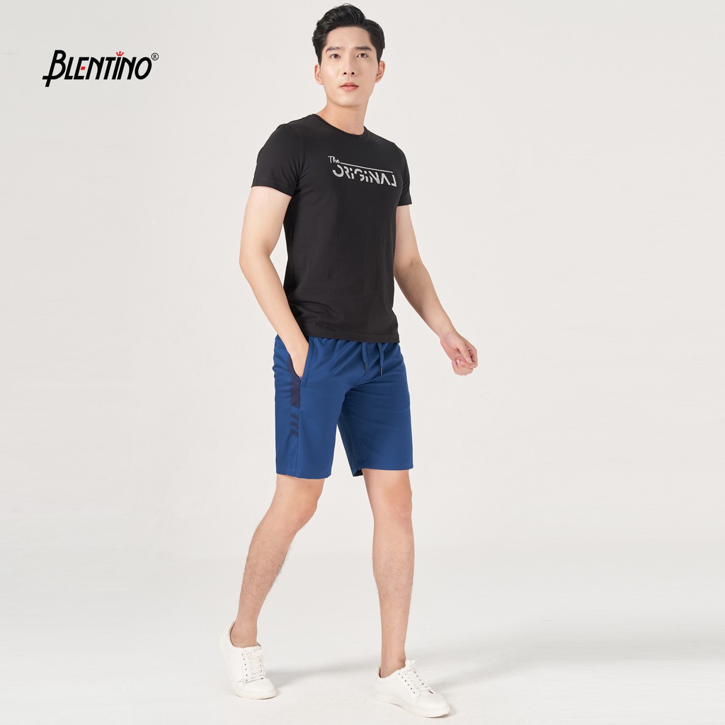 Áo Thun Nam Blentino , Chất liệu cotton cao cấp , Công nghệ in nhung trẻ trung TS20203