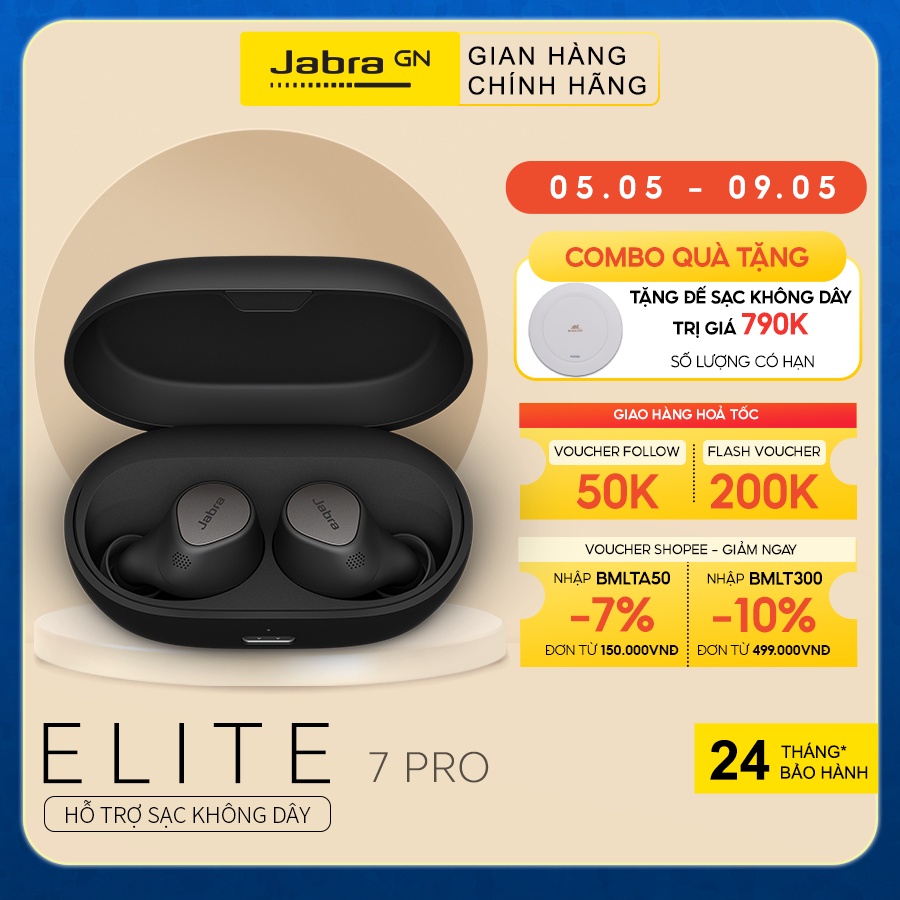 Tai Nghe Bluetooth True Wireless Jabra Elite 7 Pro