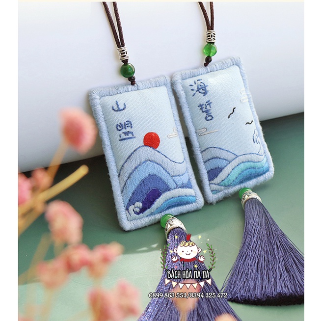 DIY Túi Thơm Họa Tiết Thêu Thủ Công Xinh Xắn Giải trí tình yêu，Hàn tay Tự Thêu - Bách hóa Na Na Handmade