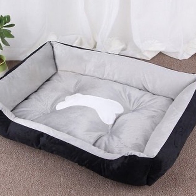 TM10 - Nệm chữ nhật hình xương cho thú cưng chó mèo