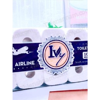 Lốc 10 cuồn giấy vệ sinh Ivy mềm mịn