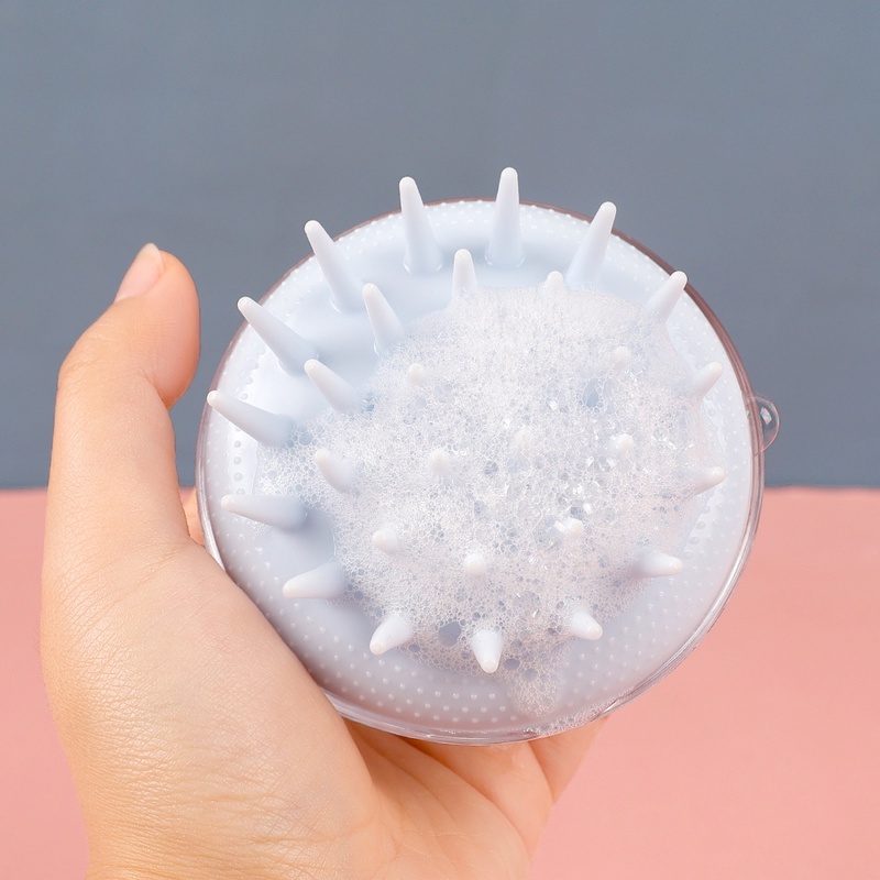 Lược Silicone Dùng Gội Đầu Đa Năng Thiết Kế Nhỏ Gọn Và Tiện Lợi