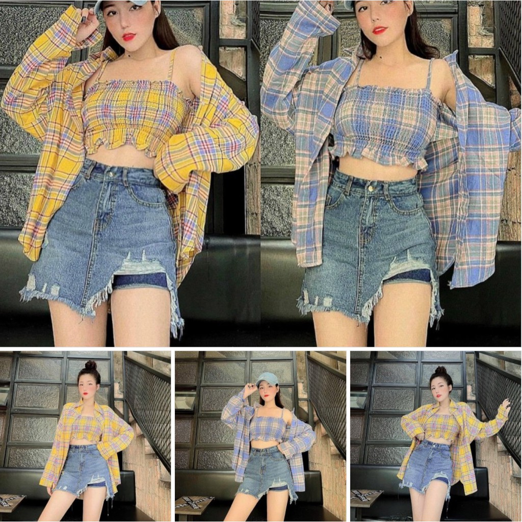 Chân váy jean tua rua (hình thật)- chân váy jean rách ngọc huyền - CAROTSHOP | BigBuy360 - bigbuy360.vn