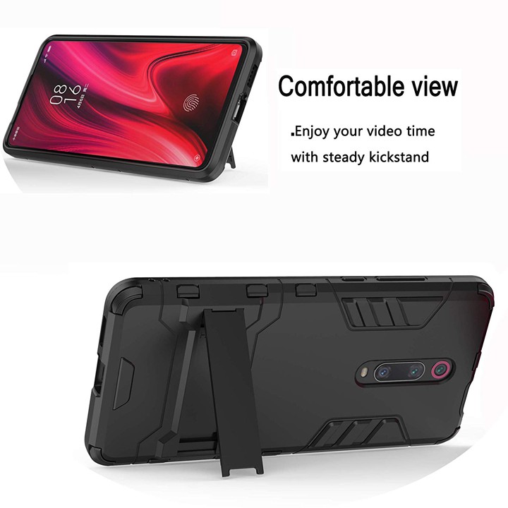 Ốp lưng Xiaomi Redmi K20 K20 Pro Mi 9T Mi 9T Pro chống sốc IRON MAN kèm chống xem video bảo vệ camera tiện lợi